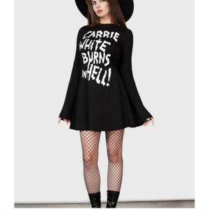 NWT Killstar Carrie Skater Dress. Size XS.